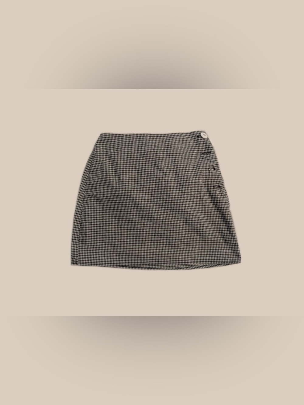 Urban Outfitters Black and White Gingham Skirt